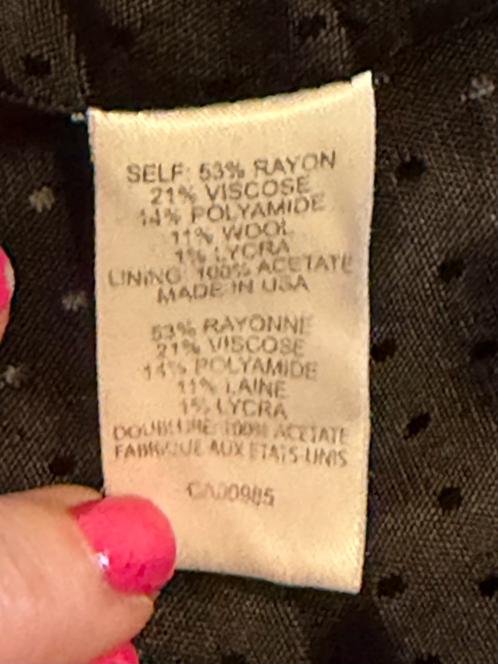 Nanette Leopore Black Lined Baby Doll Bowtie Balloon Sleeve Peplum Jacket Size 4 - Picture 11 of 16